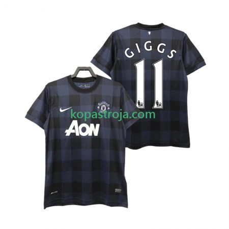 Billiga Fotbollströjor Manchester United GIGGS 11 2013 2014 Retro Borta tröja Kortärmad
